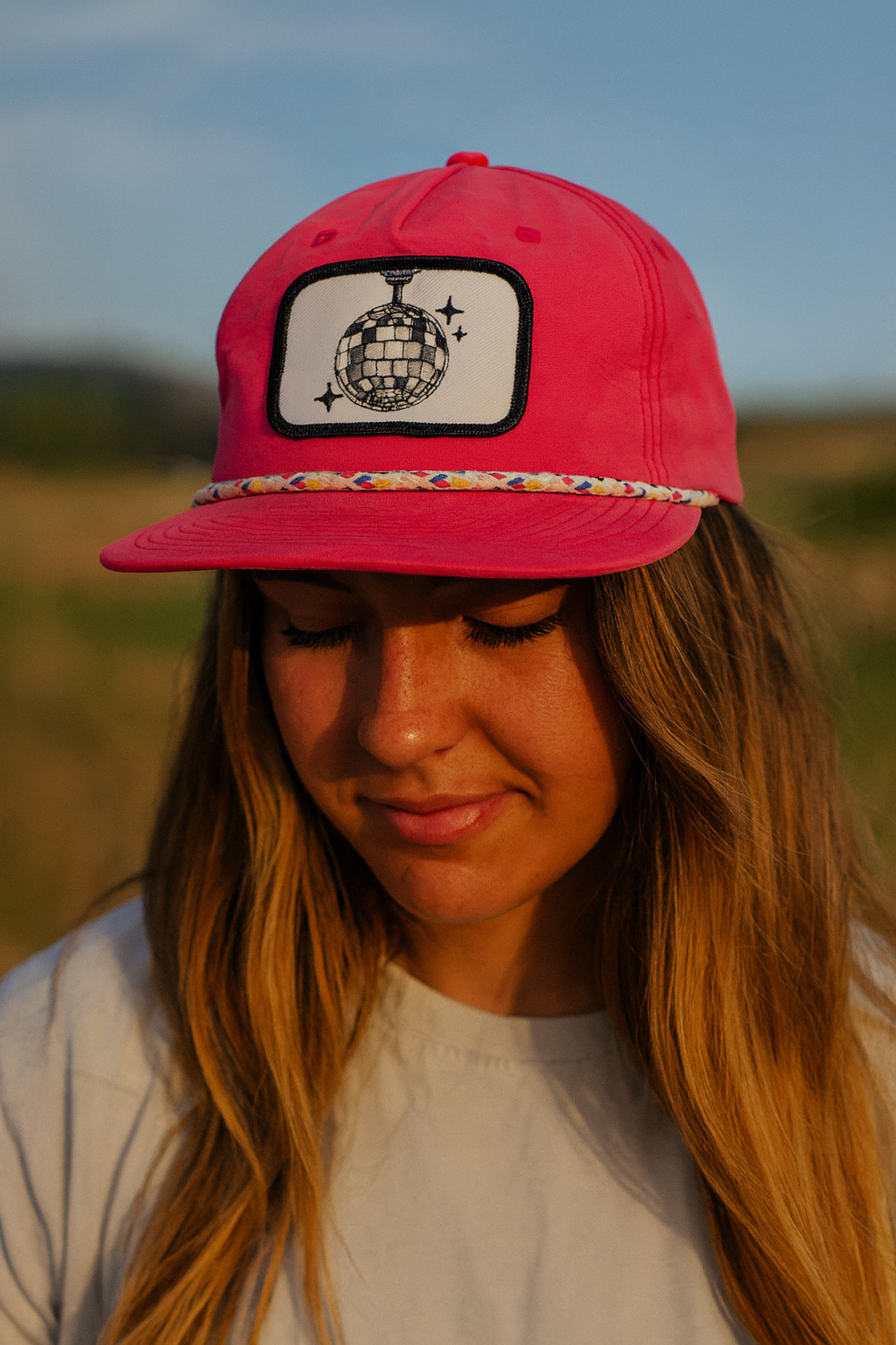 Disco Patch Rope Hat